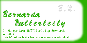 bernarda mullerleily business card